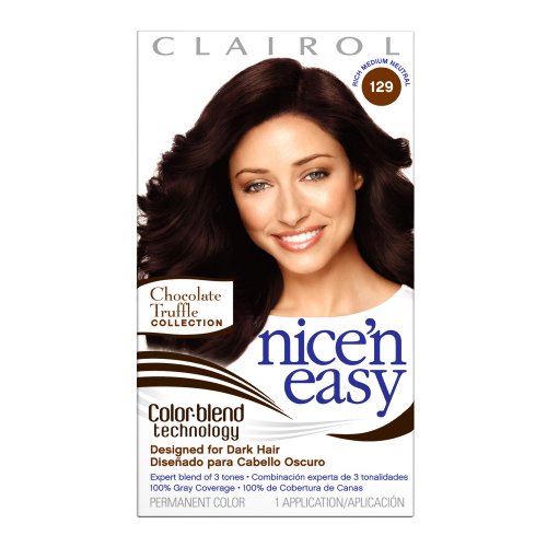 Clairol Nice 'n Easy Color 129 Marrón Medio Neutro Pack 3
