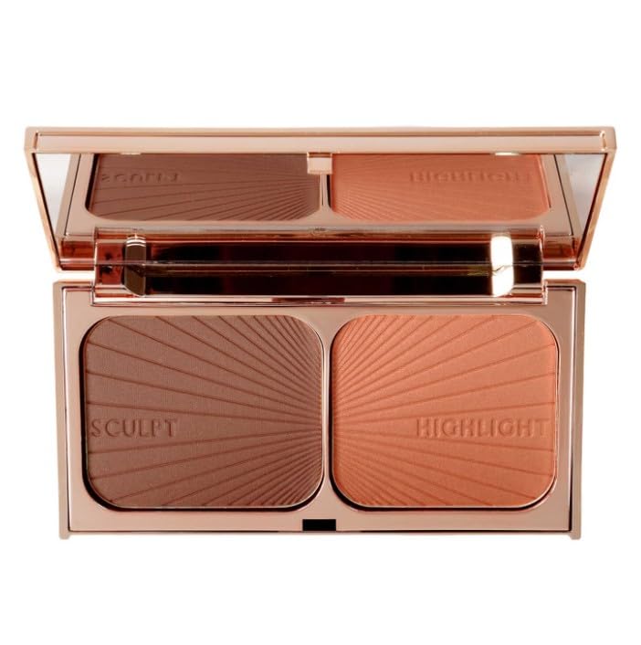 Charlotte Tilbury ORIGINAL | Filmstar Bronze & Glow - Polvos Bronceadores | 22.5 gramos | by BELLA (MEDIUM-DEEP, 22.5 g (Paquete de 1))