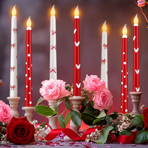 Velas LED de cera real decorativas para San Valentín y propuestas matrimoniales 6