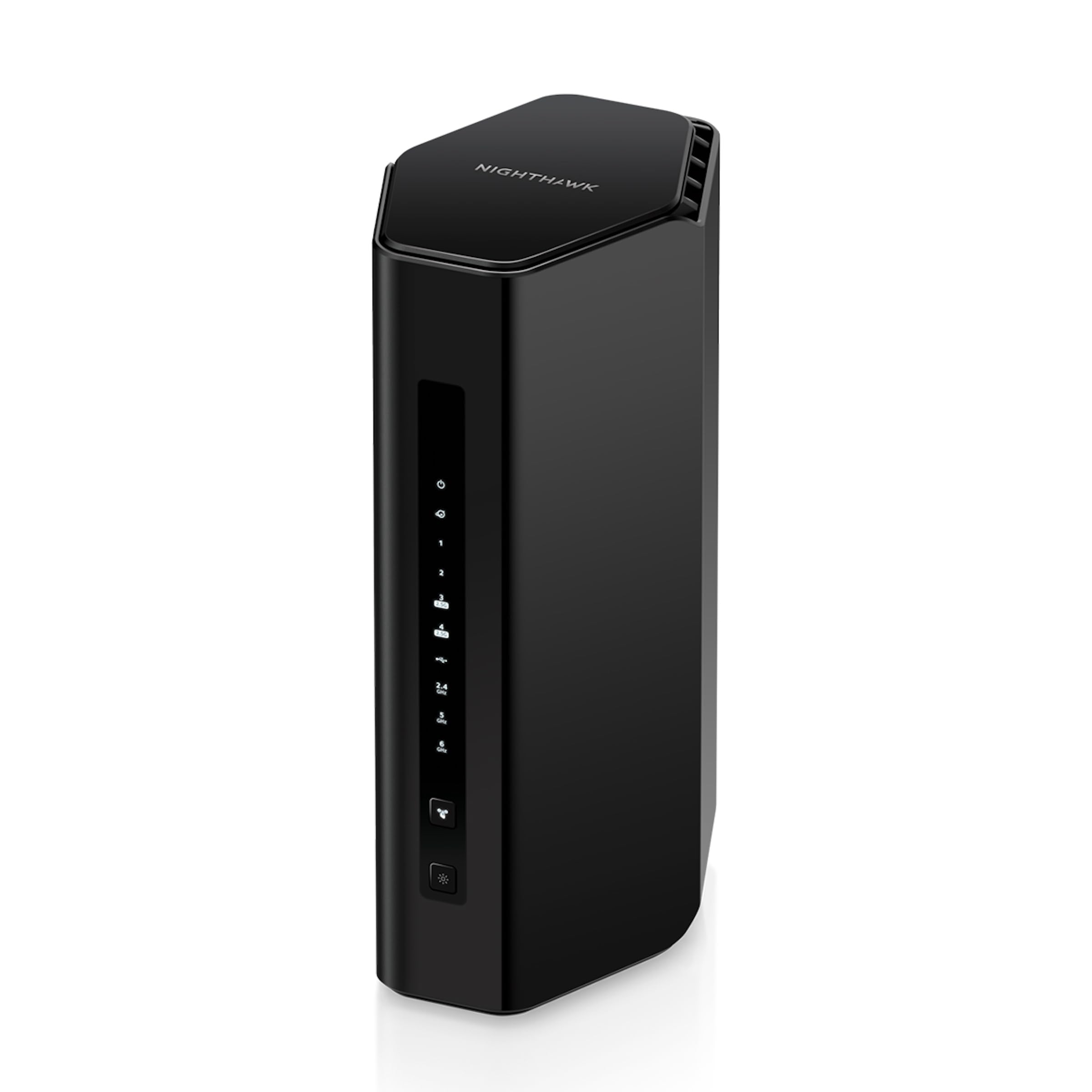NETGEAR Nighthawk Tri-Band WiFi 7 Router (RS300) – Sicherheitsfunktionen, BE9300 WLAN-Geschwindigkeit (bis zu 9,3 Gbit/s) – deckt bis zu 185 m2, 100 Geräte ab – 2,5 GB Internetanschluss