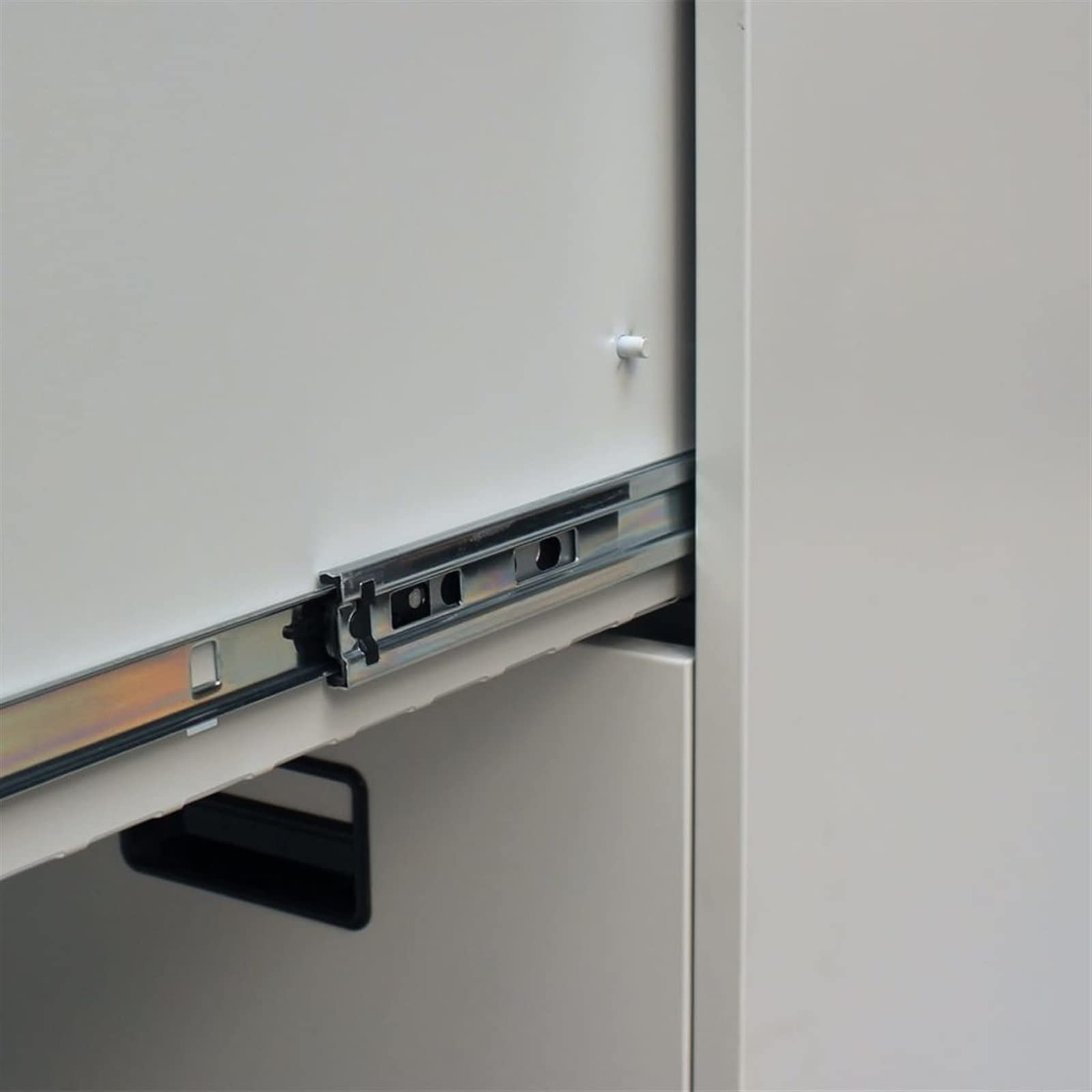 Aktenschrank fürs Büro Seitlicher Aktenschrank Metall Schublade Büromöbel mit 3 Schubladen Büroschrank Home Office organisieren Vertikaler Aktenschrank(0.9mm)