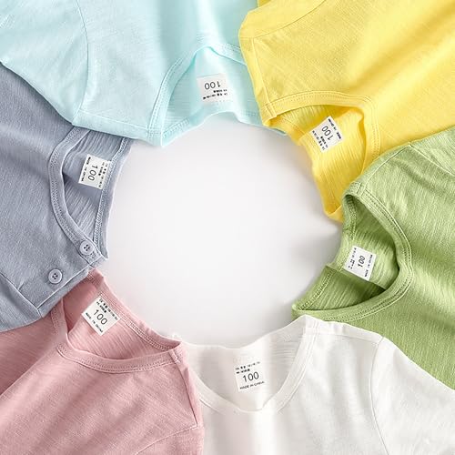 Short Sleeve T-Shirt Toddler Tee Breathable Cotton Infant Baby, Little Kids Boys, Girls, Unisex2