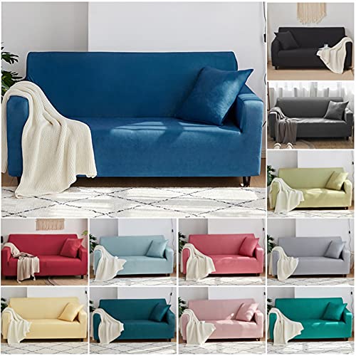 Funda elástica de sofá de 2 plazas protector de sofá spandex para comedor y cocina 3