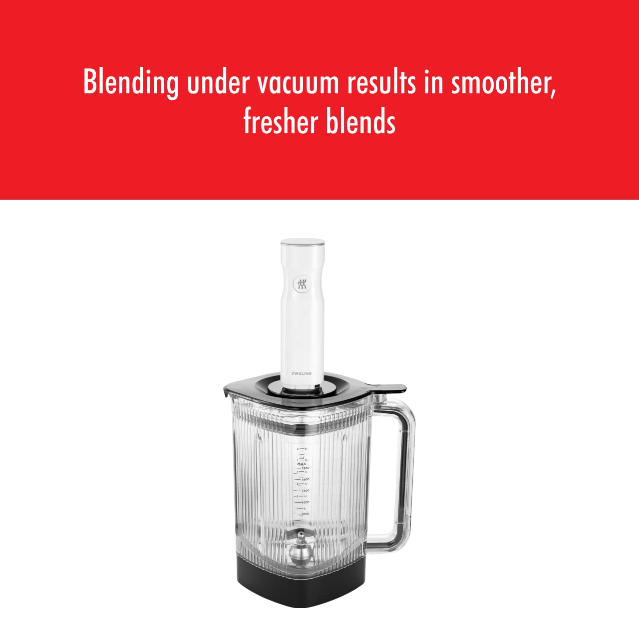 ZWILLING Enfinigy Vacuum Lidfor Power Blender Jar - Nero