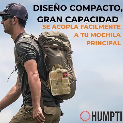 Kit Supervivencia UE 2025 con Mochila Botiquín y Linterna, Manta Térmica Supervivencia, Cuchillo Supervivencia Militar Profesional, Tiritas, Vendas, Silbato y Brújula (Guardian - Estándar) - imagen 8