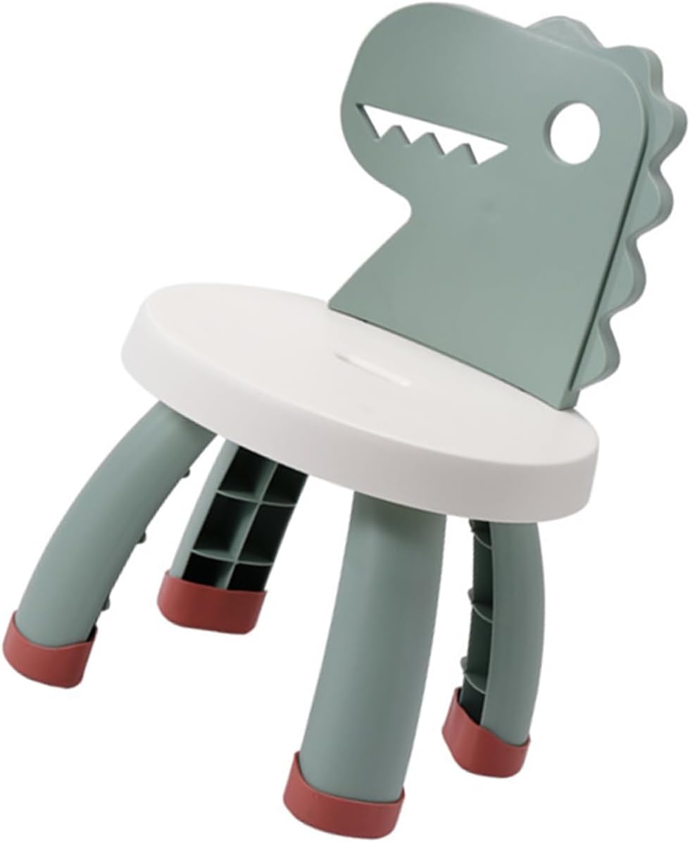 Backrest Boy Girl's Chair Dinosaur Toddlers Stool Kindergarten Back Stool