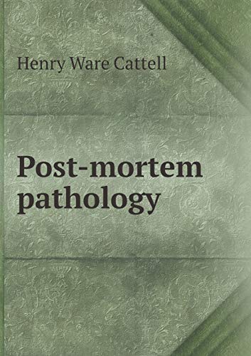 Post-mortem pathology 5519303622 Book Cover