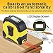2-in-1 Laser Tape Measure - 130 Ft/40 m Digital Tape Measure & 16 Ft/5 m Measuring Tape Tool with Magnetic Hook, Pythagorean, Area, Volume, LCD Screen for Construction & Woodworker (M/in/Ft Unit)