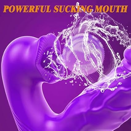 Vibradorador Mujer Juguetes Eróticos Pareja Sexuales APP Grande Dildo Realista 10X10 Modos Consoladores.. para Mujer con Vibradorador succionador de clítoris mujer con Juguete Sexualmujer (Púrpura)