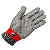 Hecho de fibras de polietileno de alta resistencia y alambre de acero inoxidable. 100% seguro de alimentos y lavable a máquina. Fácil de mantener tus guantes limpios.