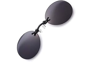 Three Color Frame Retro Clip-On Nose Glasses