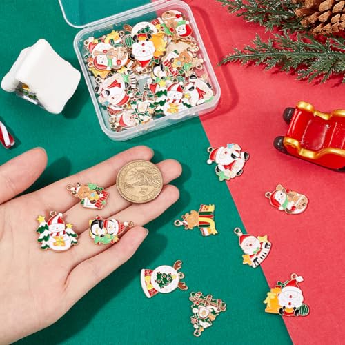 Breloques de Noël pour créer des cadeaux de bijoux faits main - 4