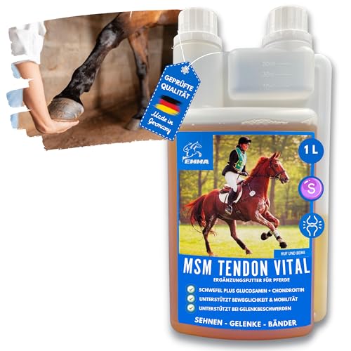 MSM Cheval 1L Liquid Glucosamine & Chondroïtine Haute Dose avec M...