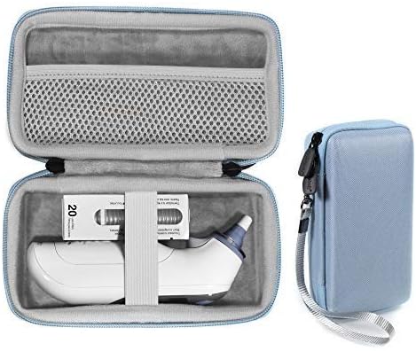CaseSack Funda para termómetro de oídoinfrarrojo como Braun ThermoScan 7, 7+, 5 IRT6500, 3 iProven, iHealth, MILDSIX, KDT, EasyEast, CandyCare,