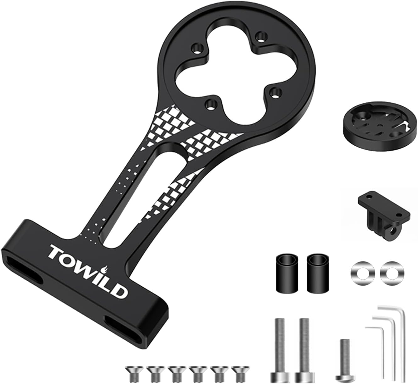 towild AS80 Bike Computer Mount for Road Bike Aero