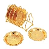 Plateau de présentation pour comptoir de cuisine : remplissez-le de collations à offrir à votre famille et vos amis, ou présentez-les sur la table à manger. plateau doré