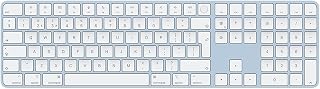 Apple Magic Keyboard with Touch ID and Numeric Keypad Silicon - Blue (QWERTY English) (Renewed)