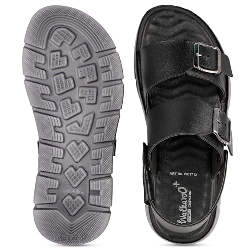 Image of WALKAROO PLUS Mens Soft Cushion Sandals with Adjustable Back Strap