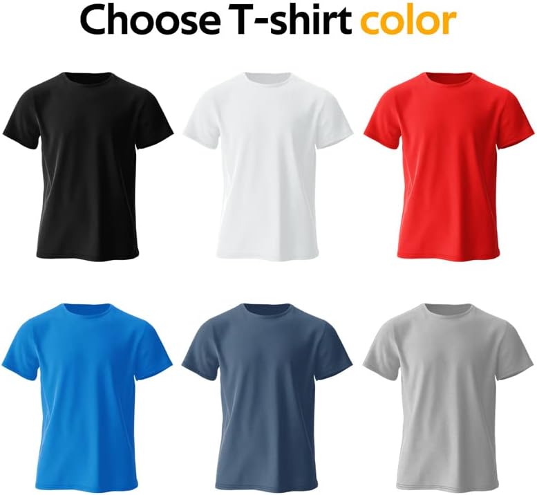 COOZEBRA Custom Shirt for Men Women Design Your Own Front Back Print