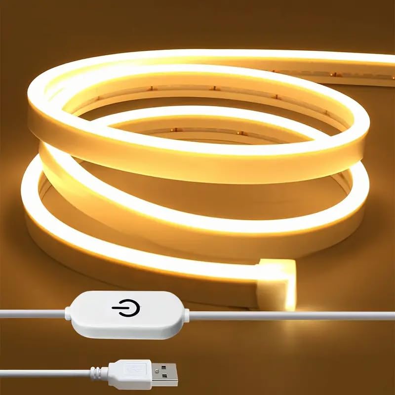 Tira de Luz LED Neón Flexible de 5 metros USB con Control Táctil miniatura 1