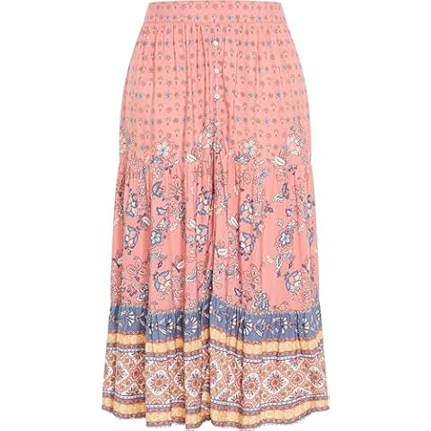 City Chic Women's Willow Skirt in Blush Cover