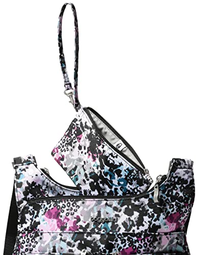 Image of Baggallini Crossbody Travel Bag 11x8.5 Lightweight Water-resistant Nylon Handbag