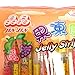 Jin Jin - Jelly Strip (Jelly Filled Straws in Assorted Flavors) - Net Wt. 14.1 Oz.