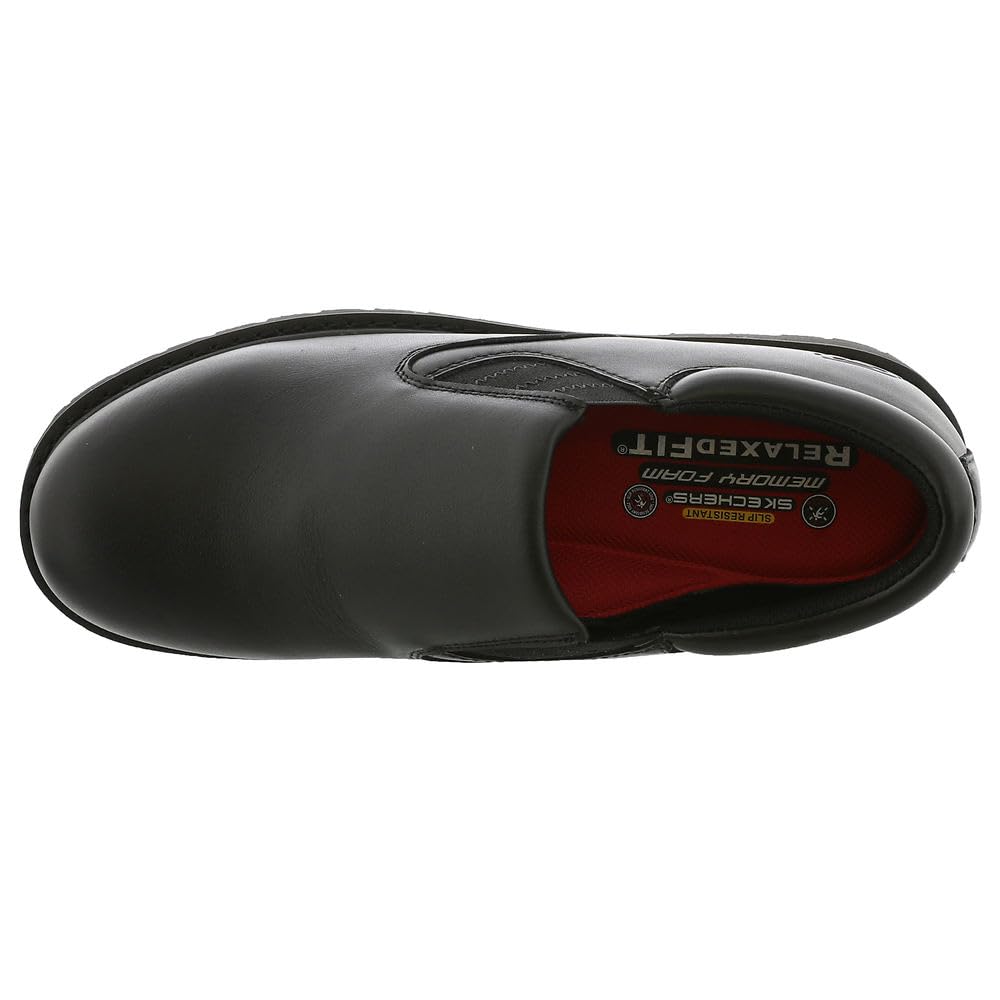 Skechers Work Cottonwood-200250 Men's Slip On, 11.5 D(M) US, Black