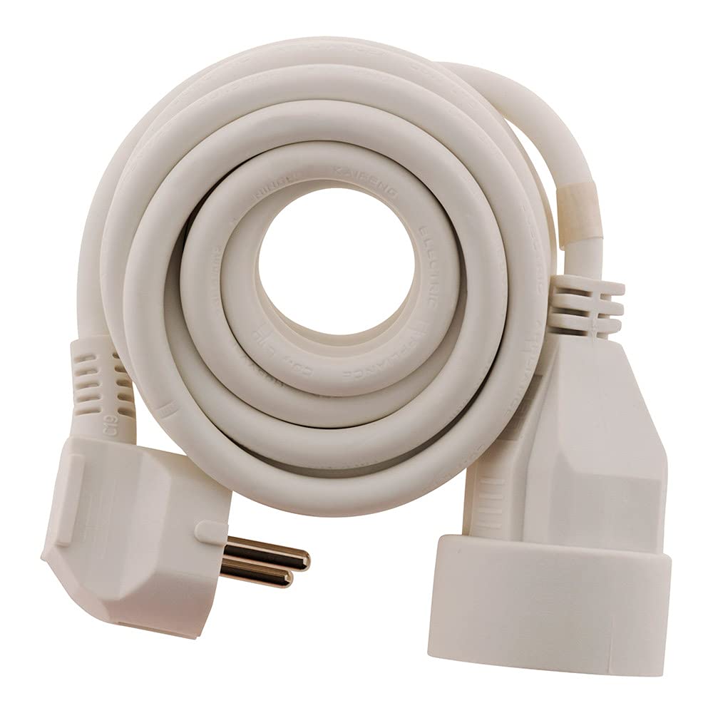 Prolongateur 16A 2P+T HO5VV-F 3G1,5mm² Blanc 10m Zenitech