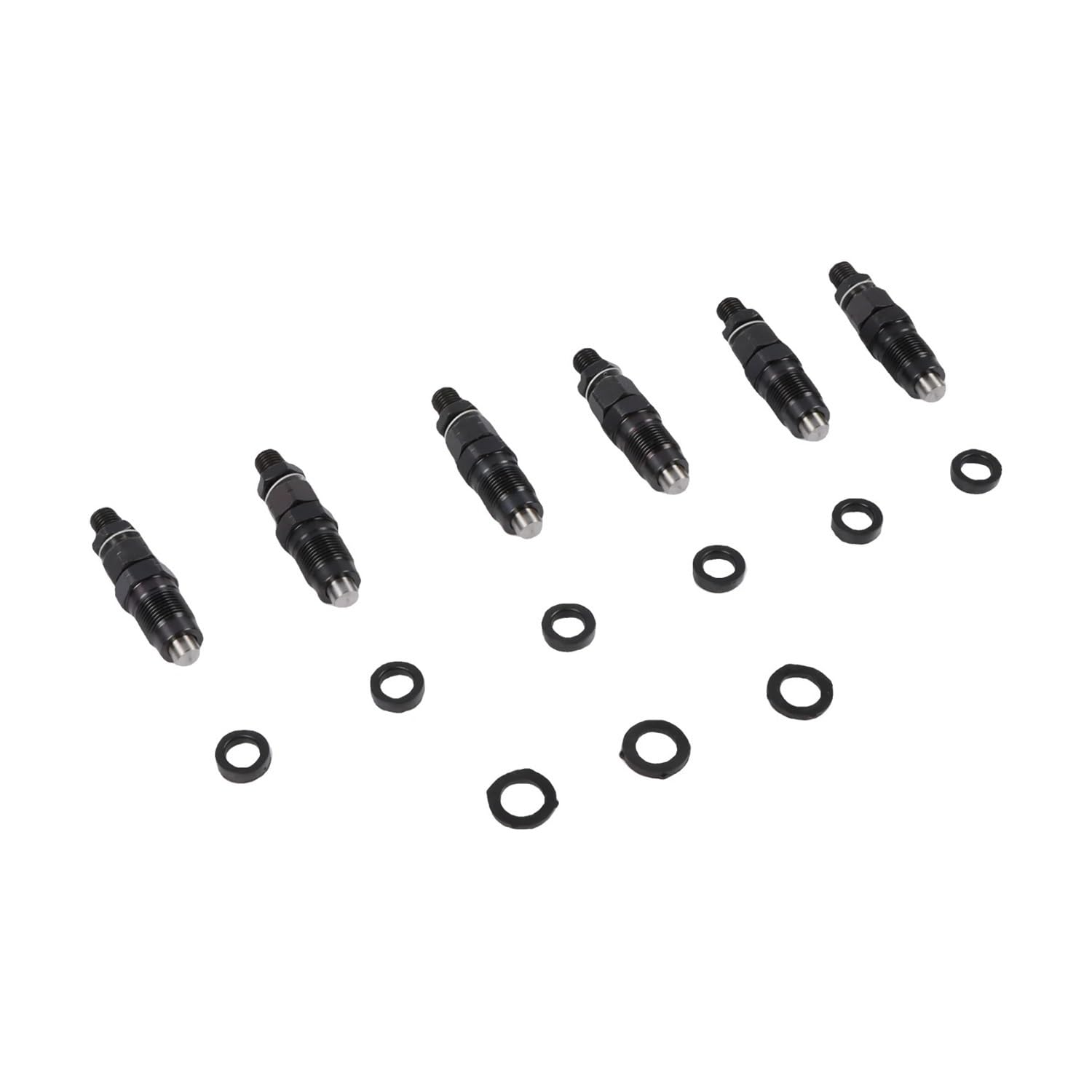 Hsugftmz One Color 1Hz 093500-3400 23600-64050 6Pcs Fuel Injectors For