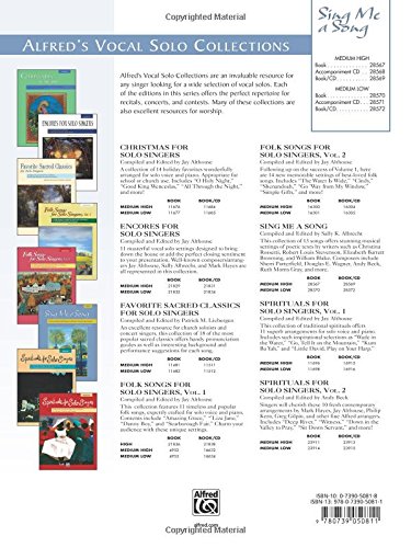 Sing Me a Song: Medum High: 13 Poetic Songs for Solo Singers for Recitals, Concerts, and Contests (Alfred's Vocal Solo Collections) - Image 2