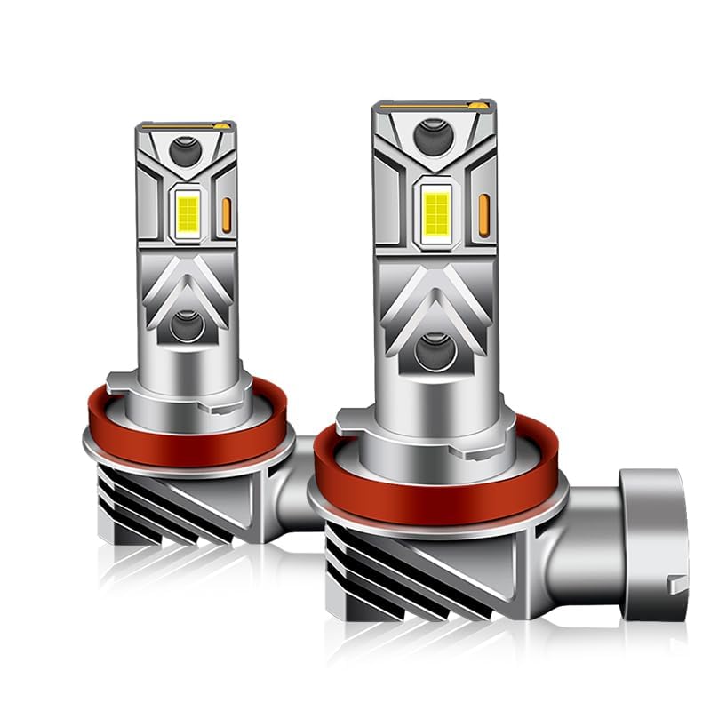 APMAT Driving Bulb 30000LM 600% Ultra-Bright White Replacement Bulbs, Plug and Play with Fan, Pack...