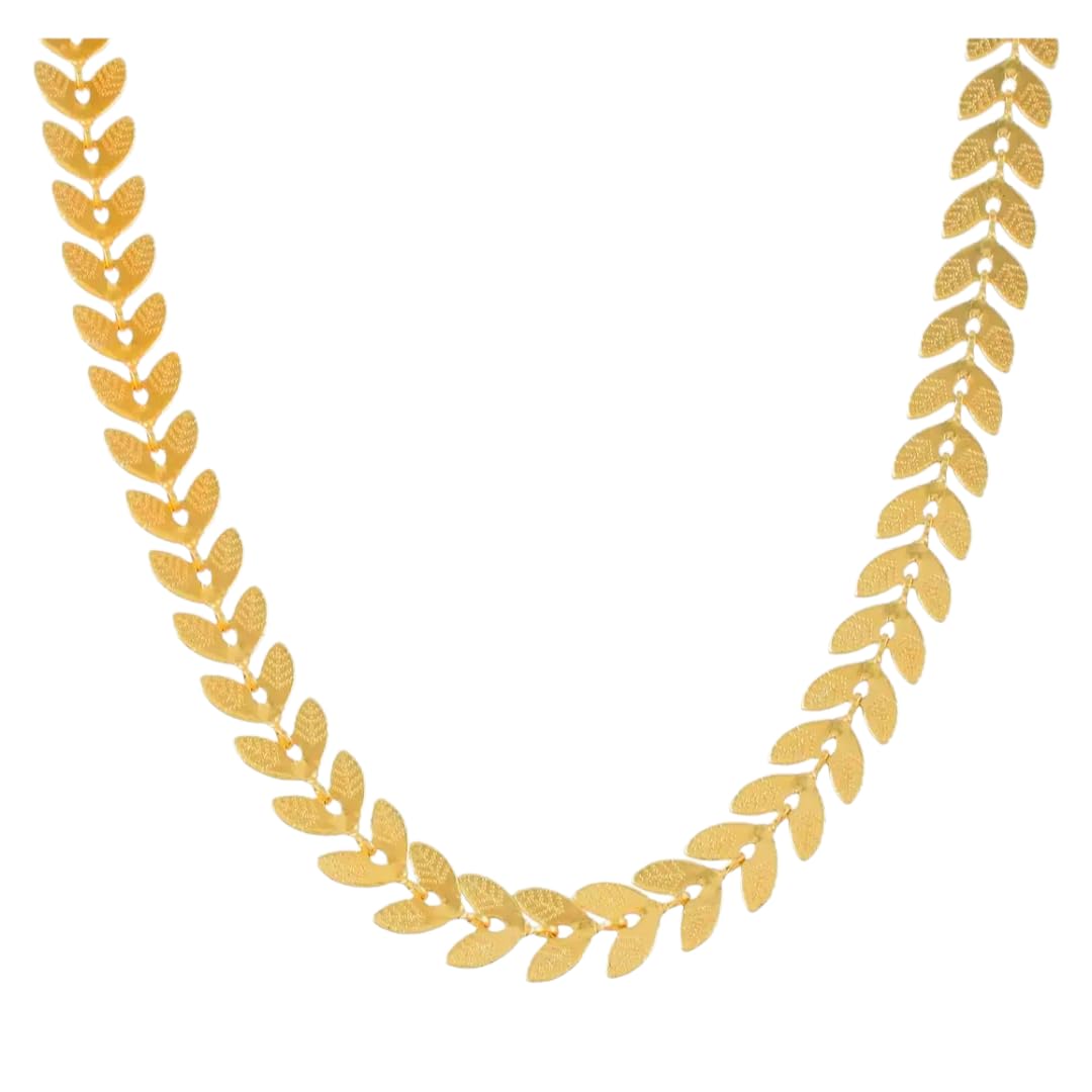 See full amazon price history chart for Shree Ju™ Stylish and Exclusive Attractive Leaf Pattern Design Golden Brass Chain Necklace Gold Plated Fashionable Jewellery For Women and Girls Shree Ju™ Stylish and Exclusive Attractive Leaf Pattern Design Golden Brass Chain Necklace Gold Plated Fashionable Jewellery For Women and Girls (B0CTG7XB12) Amazon Price History, Amazon Price Tracker