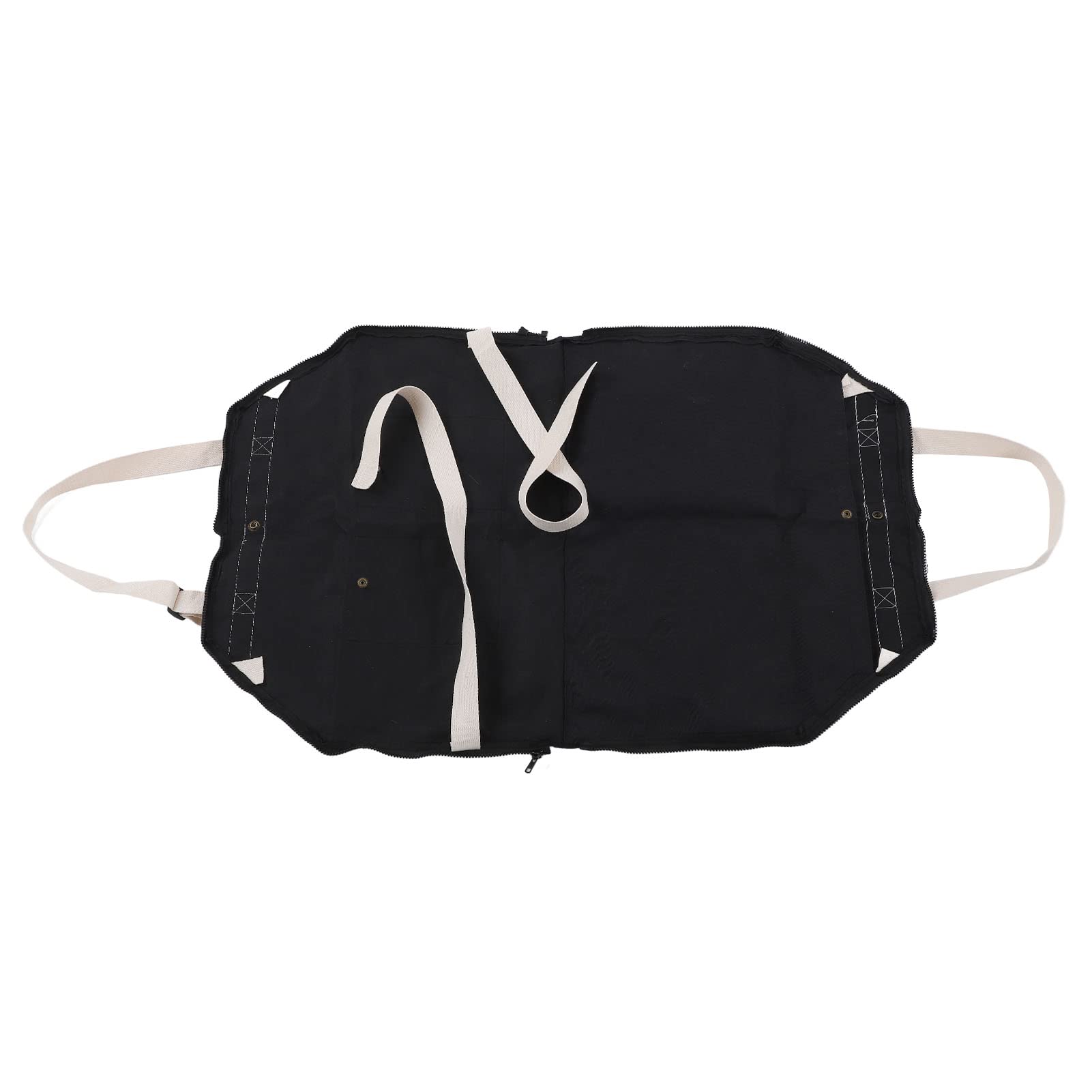 NDNCZDHC Shop Apron, Multifunctional Oxford Cloth BBQ Apron, Durable Wear Resistant Apron, Waterproof Dustproof Adjustable Strap Woodworking Apron