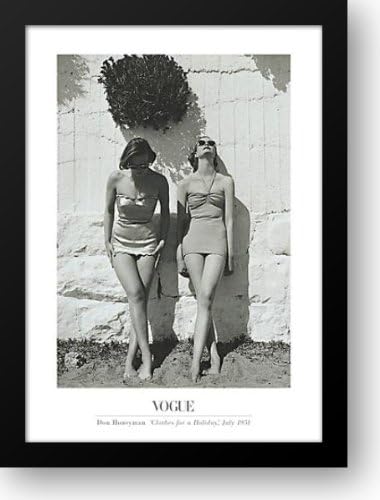 ArtDirect Clothes for a Holiday at Home, July 1951 24x32 Framed Art Print by Honeyman, Don