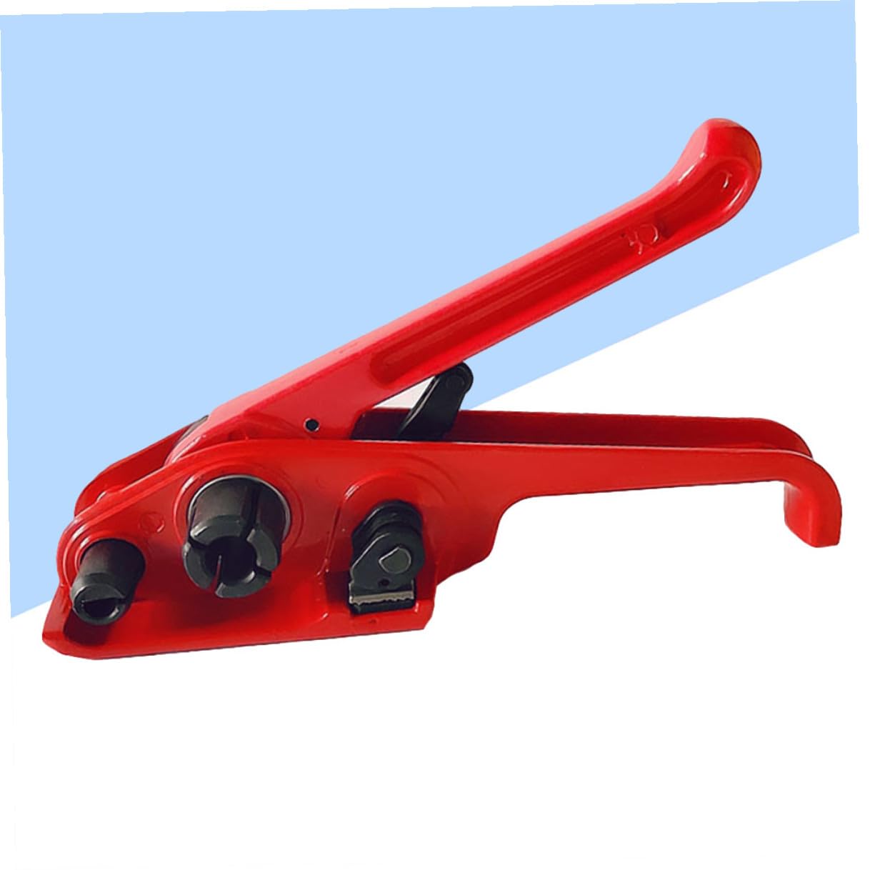 BESTYASH Manuale Tenditore per Reggetta in Plastica Rosso Reggiatrice Resistente per Imballaggi Domestici Ufficio e Scuola Leggera e Facile da Usare Durata Prolungata