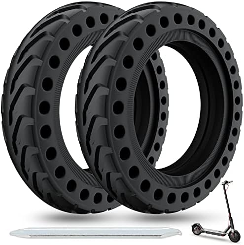 Cooryda Solid Tire for Xiaomi m365 Electric Scooter Mijia Mi m365 pro/gotrax gxl V2/gotrax XR, 8.5 inches Electric Scooter Wheels 8 1/2