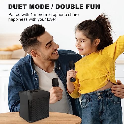 Karaoké Bluetooth sans fil double micro pour chanter n'importe où sans installation complexe - 4