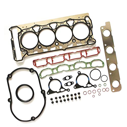 Image of Partsflow Engine Cylinder Head Gasket Set For Audi A3 For Audi A4 For Audi A5 For Audi TT For VW Beetle For VW CC For VW Eos For VW GTI For VW Golf For VW Jetta For VW Passat For VW Tiguan 2.0L L4