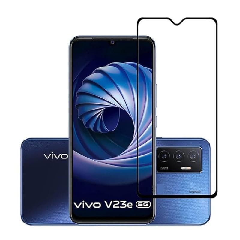 Image of DD SON Premium HD+ Tempered Glass Screen Protector Guard Compatible For Vivo V23e / V20 SE / V21 / V21 5G / V21e / V20 / V25 / V25e | Edge to Edge Coverage With Easy installation kit for Smartphone