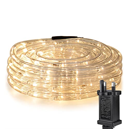 Lepro Outdoor Rope Lights Plug in Connectable 10m 240 LEDs Warm White