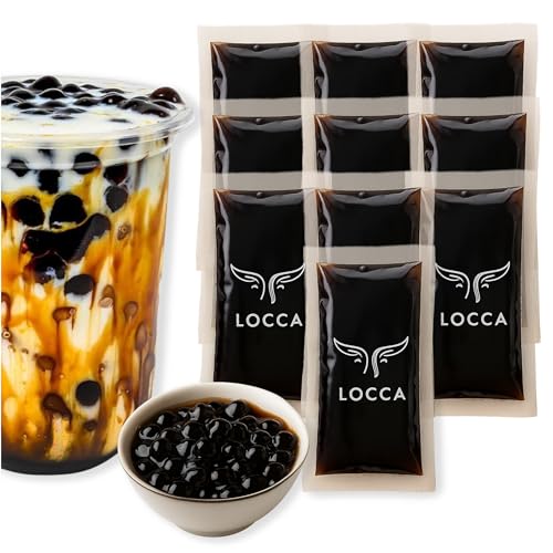 Locca Instant Boba – Brown Sugar Tapioca Pearls – Chewy Boba Ball...