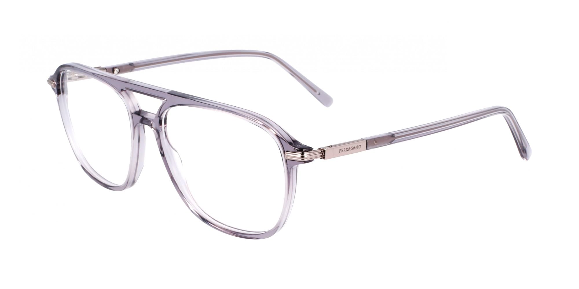 GAFAS FERRAGAMO - SF3006 C: PRZEJRZYSTOŚĆ SZARY/EYE ROZMIAR: 56 BRIDGE: 16 HORYZONTAL MEASURACJA: 56 PIONOWYCH MEASURACJI: 46,3 Zdrowie i higiena osobista