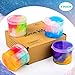 4 Pack Galaxy Slime Kit,Party Favors for Kids, Non Sticky,Wet,Stress & Anxiety Relief,Slime Bulk for Boys Girl,Cute Stuffers,Super Soft Sludge Toy