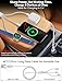 Travel Essentials for Apple Watch Charger,iPhone Charger,3 in 2 Type C/Lightning/Magnetic Fast Charging Cable Docks,Multi Charging Cable Portable Designed for iWatch Series,iPhone 17-11,S26,Car-4FT
