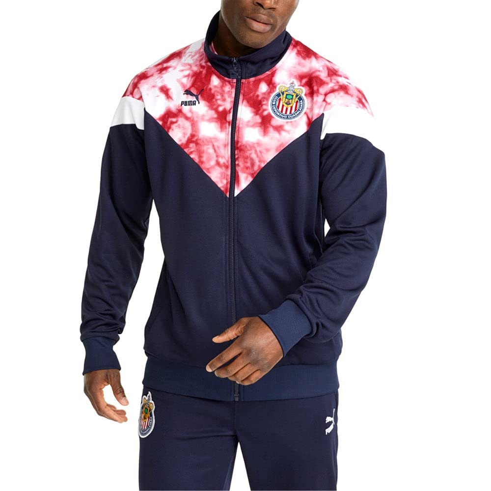puma Chivas Iconic MCS Mesh Men’s Track Jacket 2022 (US, Alpha, Small, Regular, Regular, Navy, Pink)-picture-15