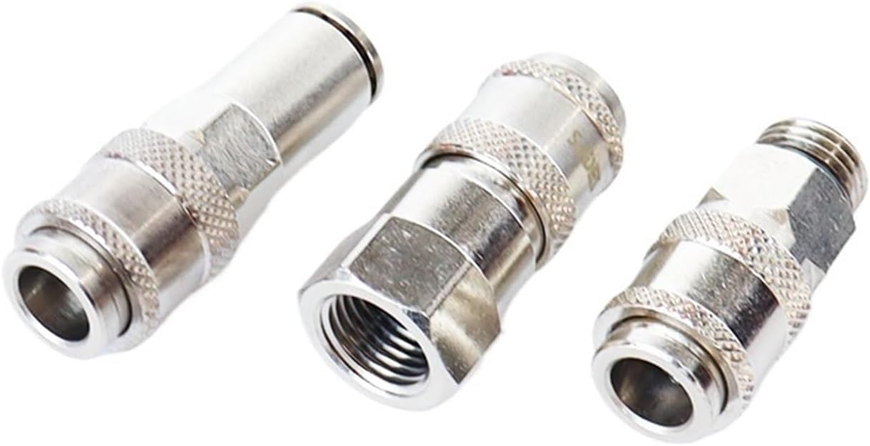 1pc TZS Series All Copper European Style Self-locking Closed Quick Mini Connector Pneumatic Connectors brass pipe fittings(TZS-SH8)