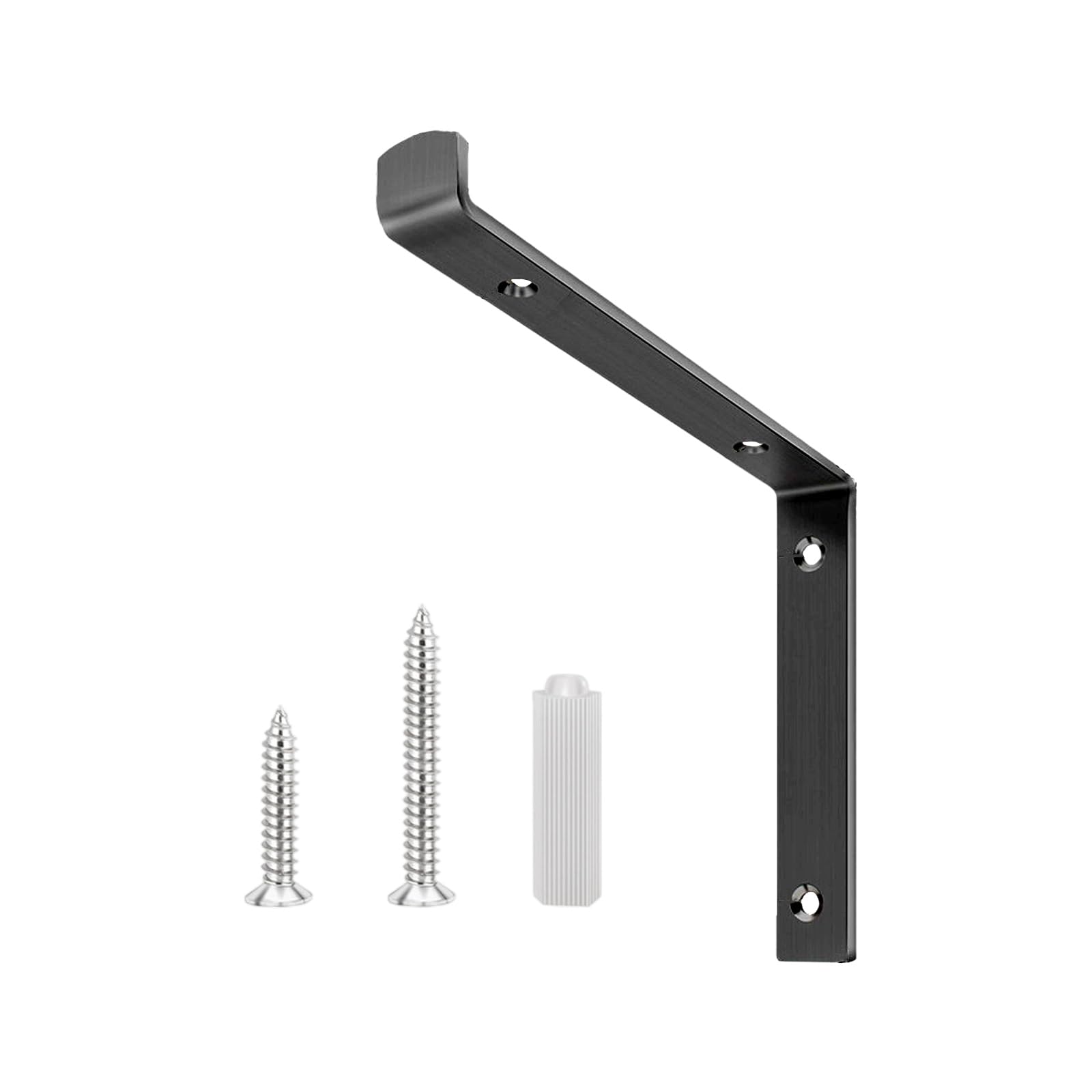 Kalttoy Multicolor Stainless Steel Floating Shelf Bracket Wall Mounted Shelving Supports Brackets L Shaped Corner Bracket With Screws Easy Install