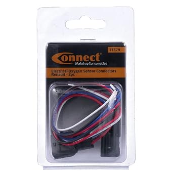 Connect 37579 Electrical Oxygen Sensor Connectors 2pc Compatible with Renault