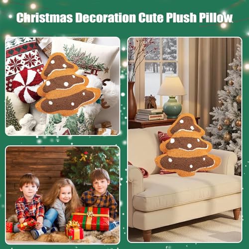 Décorations mignonnes coussins Noël pour canapé et chambre - 5